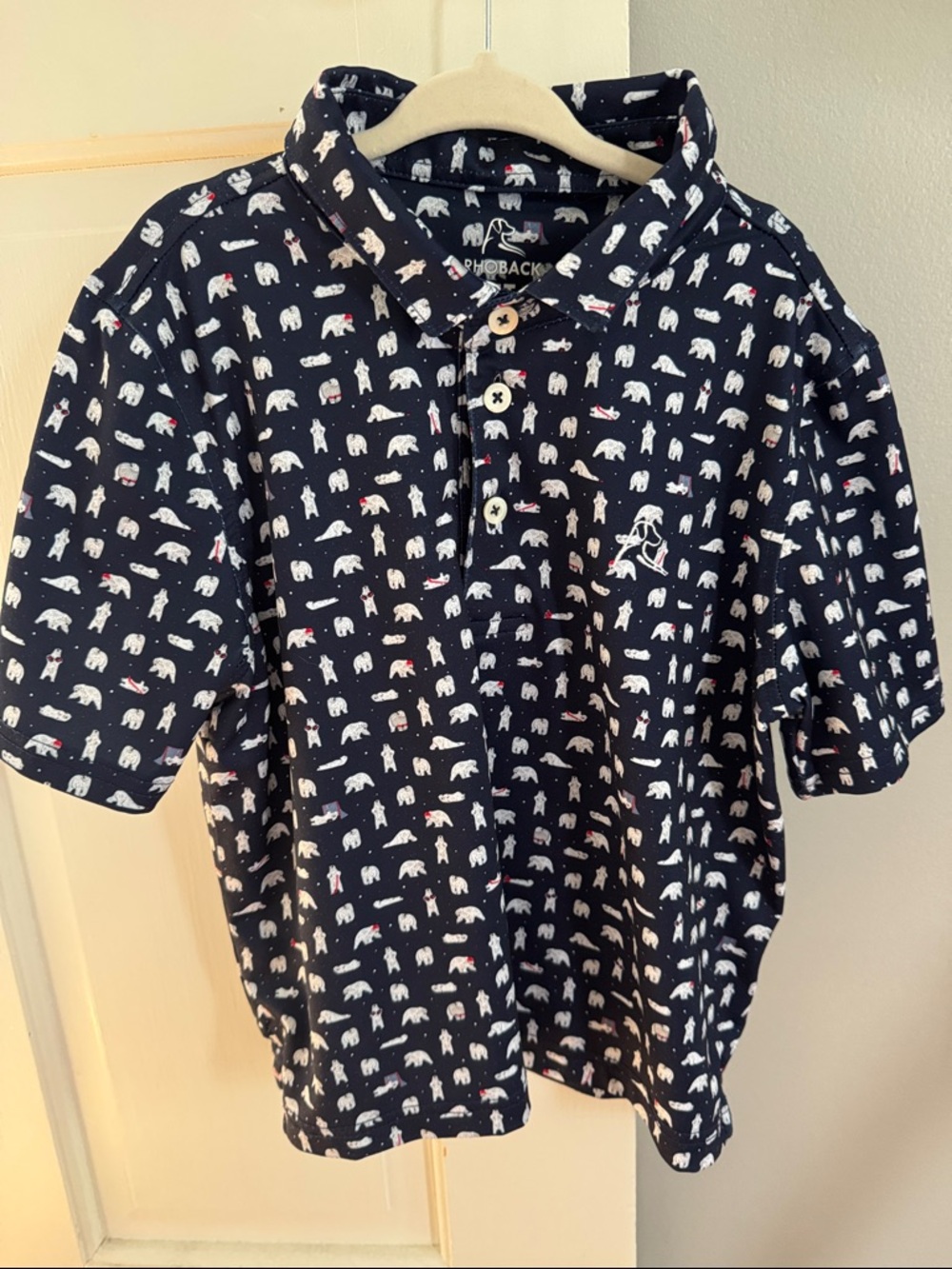 Rhoback Lil’ Polar Bear Hockey Polo 5T